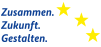 ESF-Claim: Zusammen. Zukunft. Gestalten. - Link zum Europäischen Sozialfonds